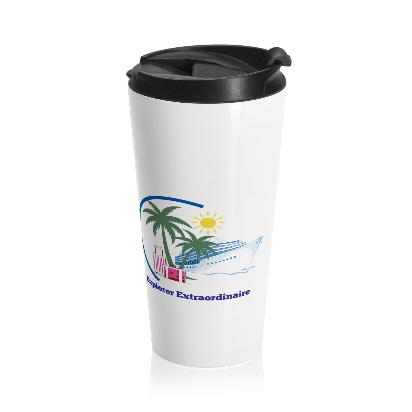 Explorer Extraordinaire Stainless Steel Travel Mug