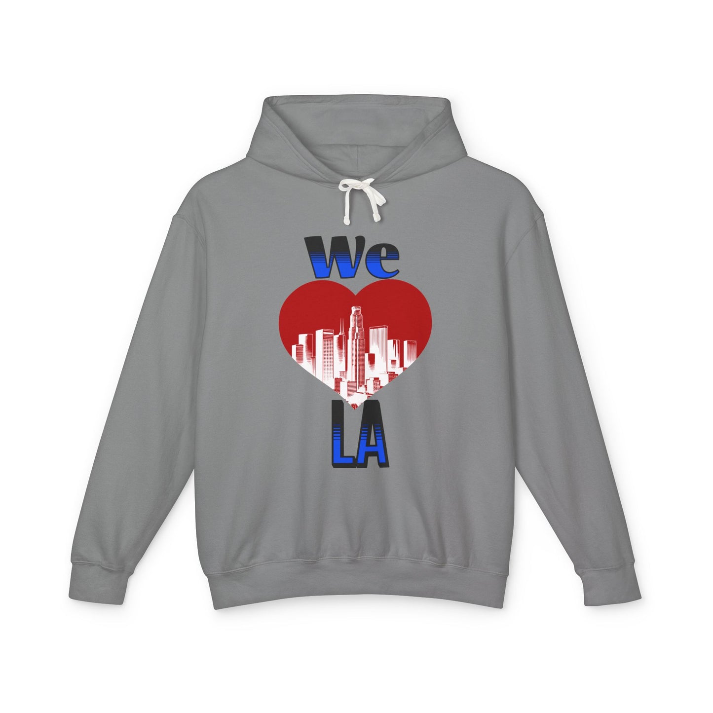 We Love LA Unisex Lightweight Hooded Sweatshirt