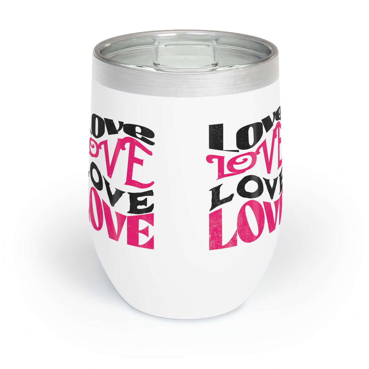Love Typography Tumbler