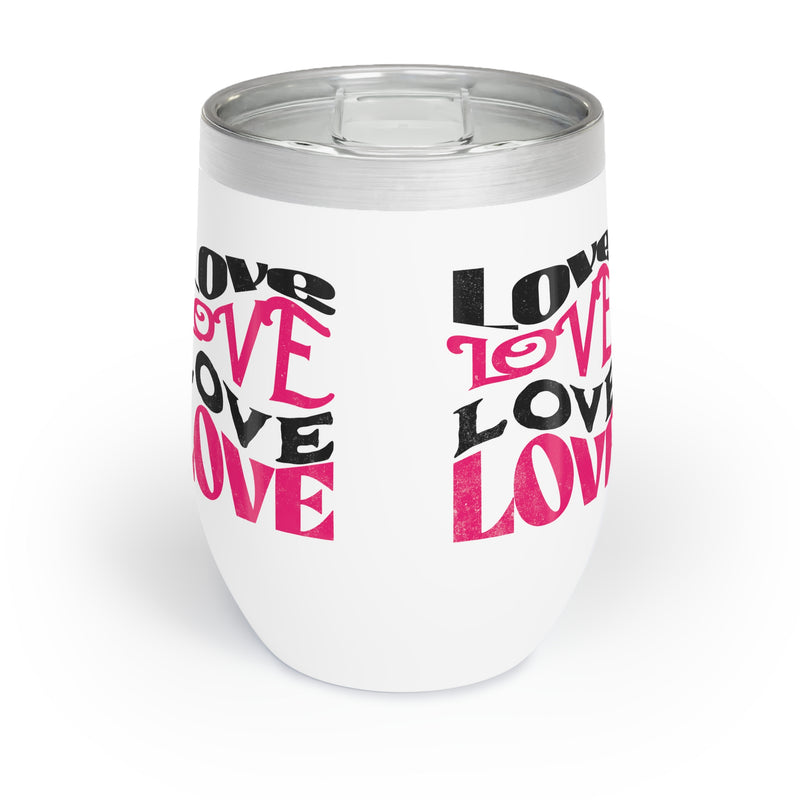 Love Typography Tumbler