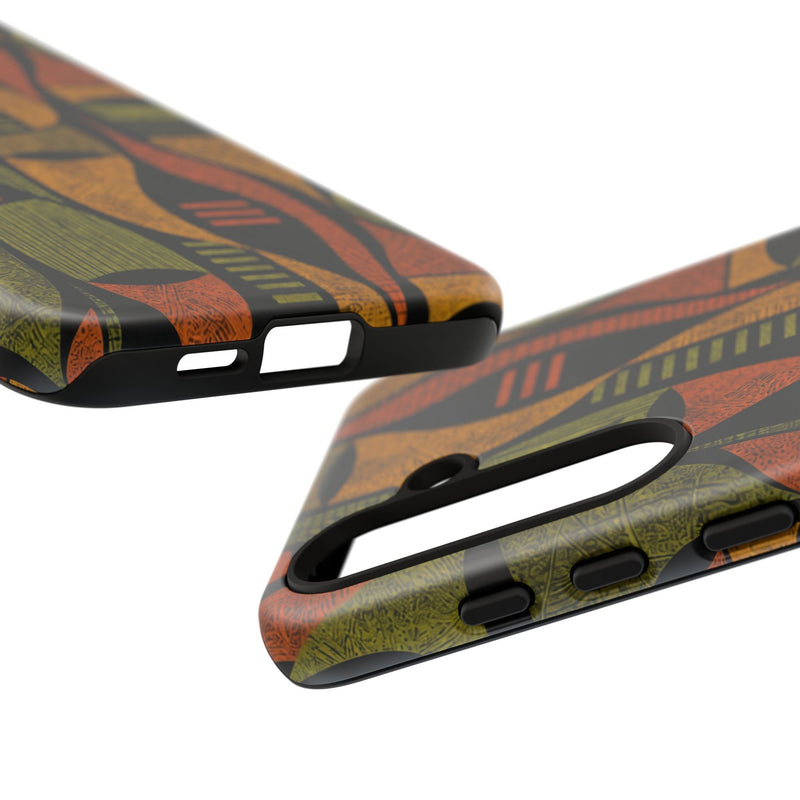Geometric African-Inspired Tough Phone Case