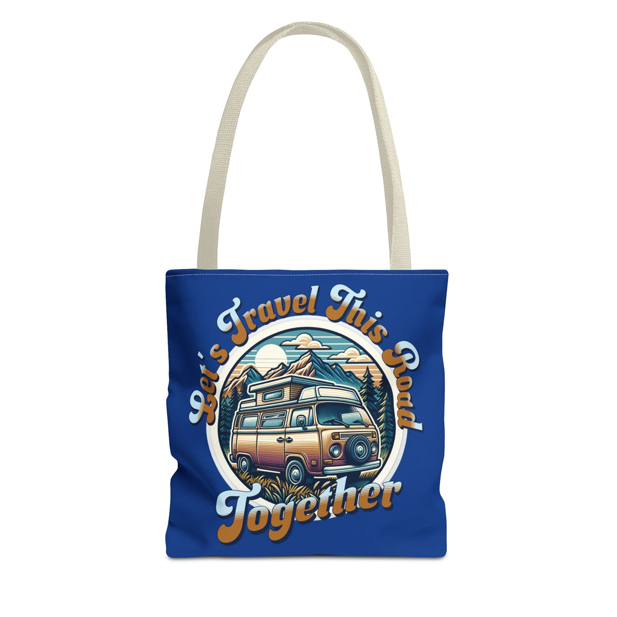 Let's Travel This Road Together - Romantic Tote Bag