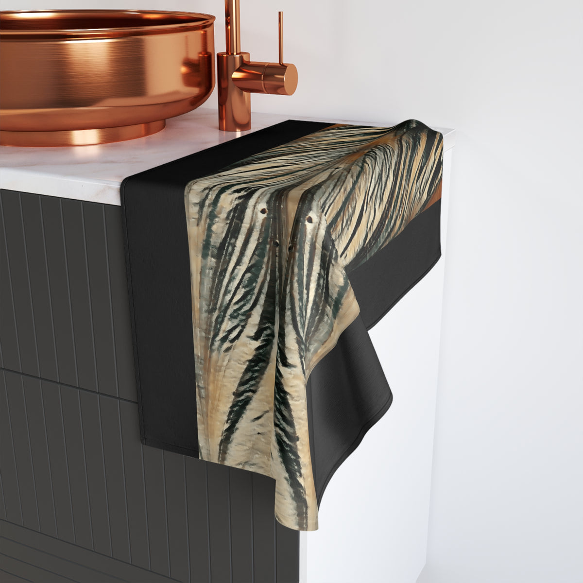 Acrylic Arrow Design Hand Towel