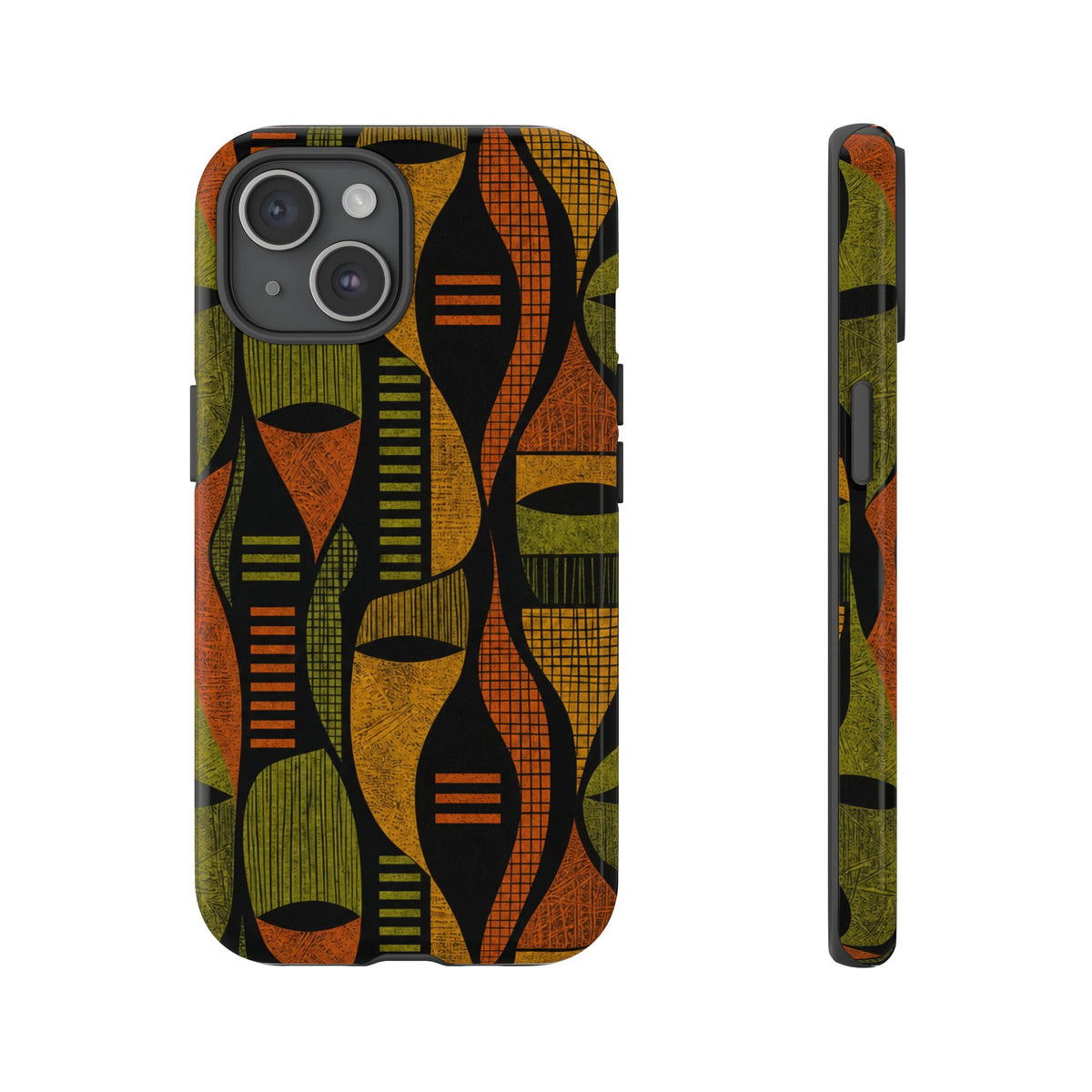 Geometric African-Inspired Tough Phone Case