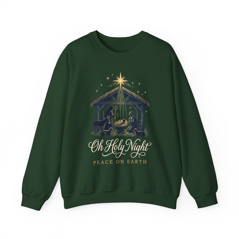 Oh Holy Night Nativity Christmas Sweatshirt