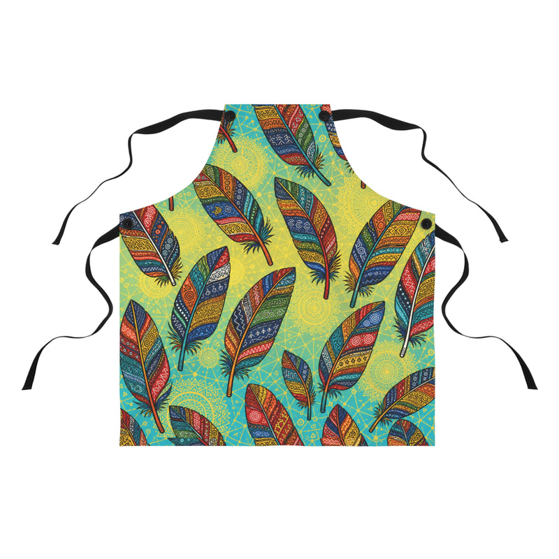 Boho Feathers Apron (AOP)