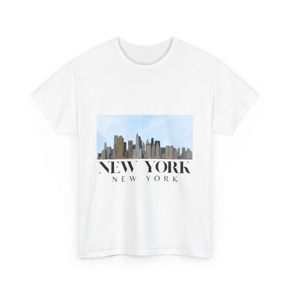 New York Unisex Heavy Cotton Tee