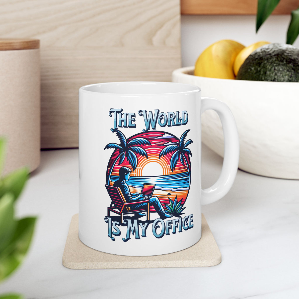 The World Is My Office Coffee Mug