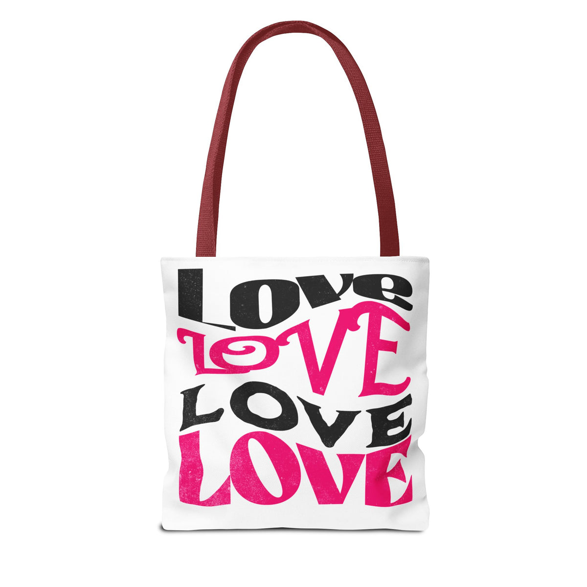 Love Typography - Romantic Tote Bag