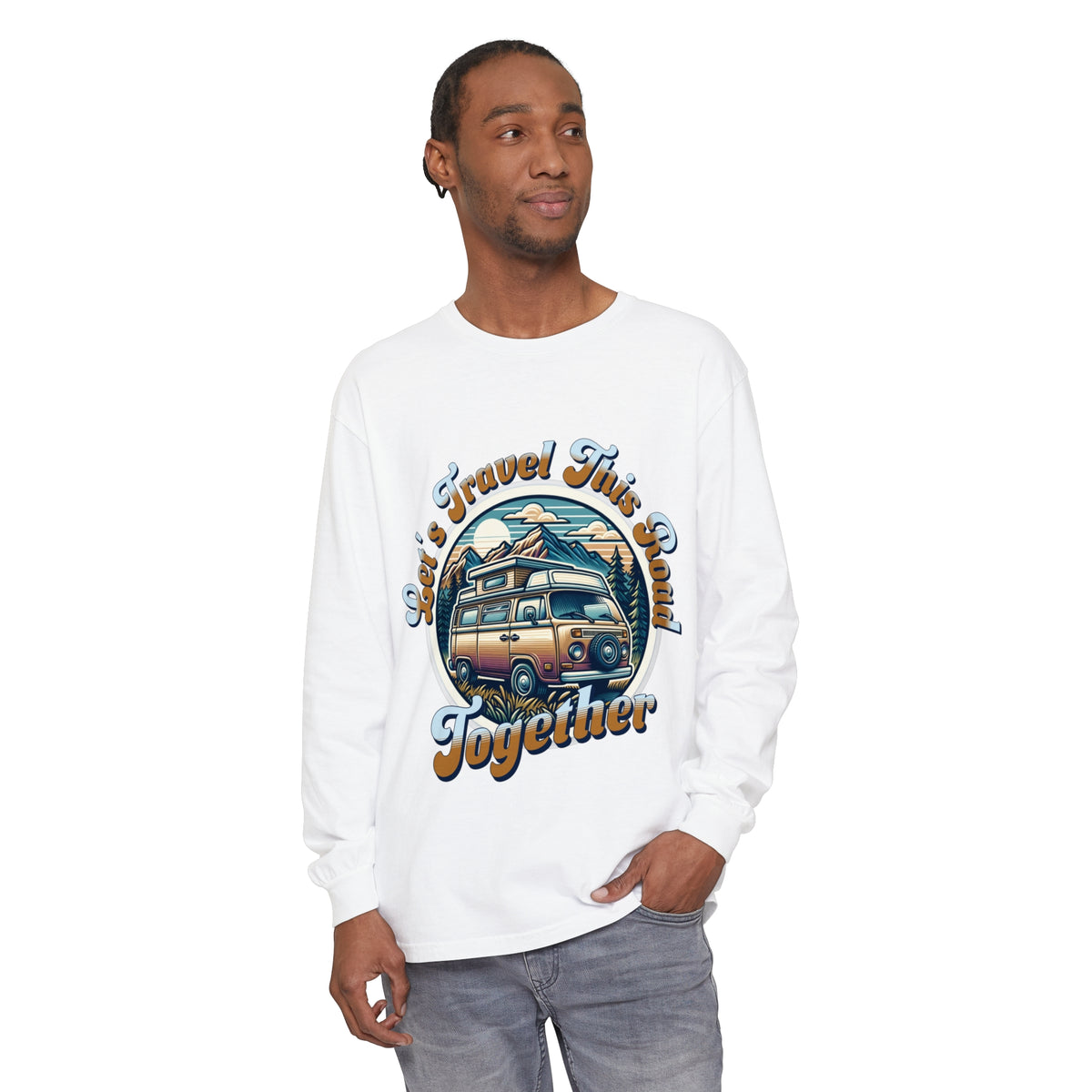 Let's Travel This Road Together - Romantic Long Sleeve T-Shirt