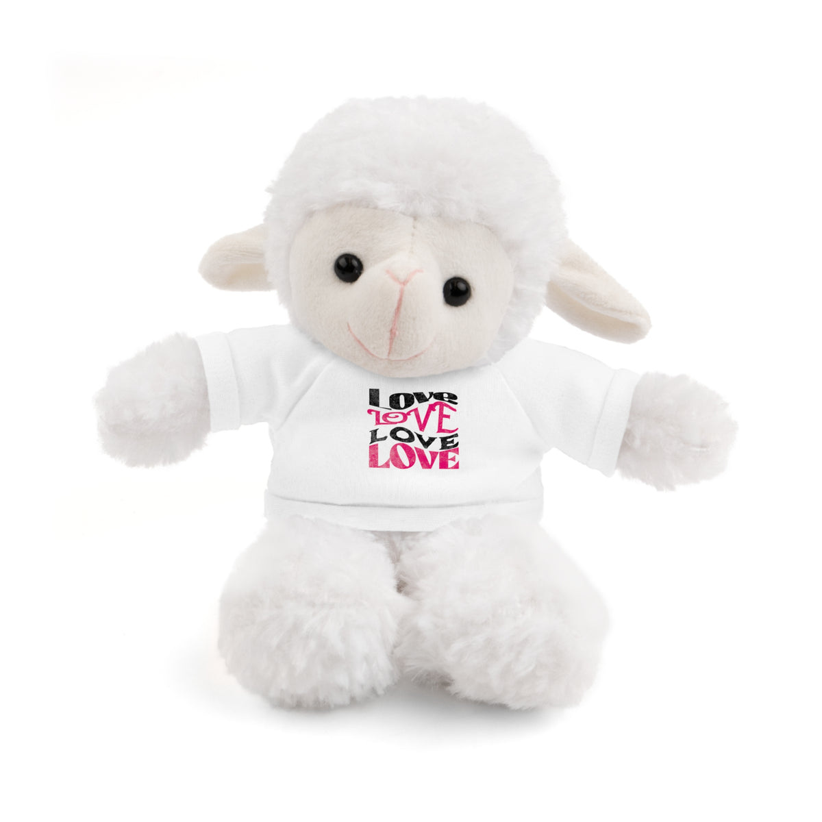 Love Typography - Romantic Stuffed Animals with Tee