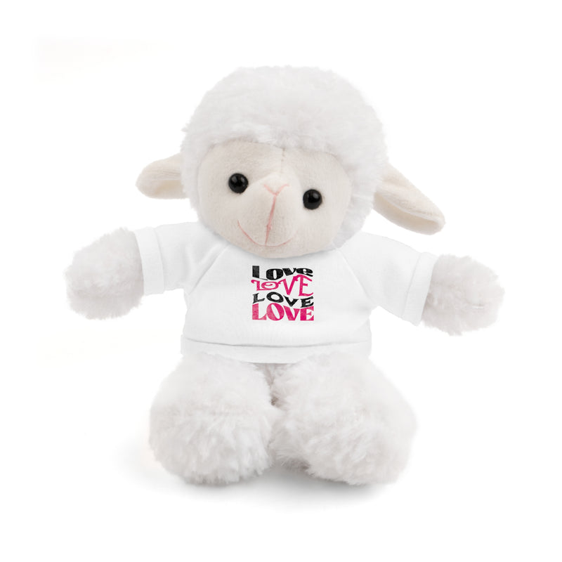 Love Typography - Romantic Stuffed Animals with Tee