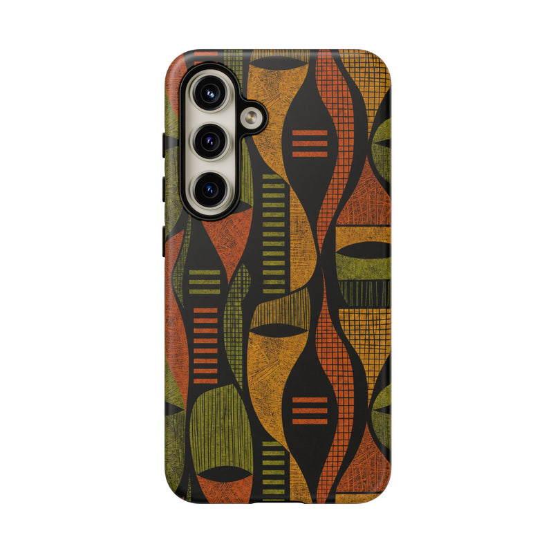 Geometric African-Inspired Tough Phone Case