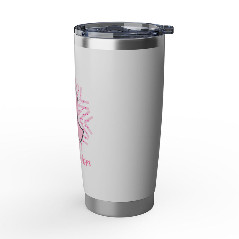 Breast Cancer Survivor Tumbler — Pink Ribbon Survivor 20oz Tumbler