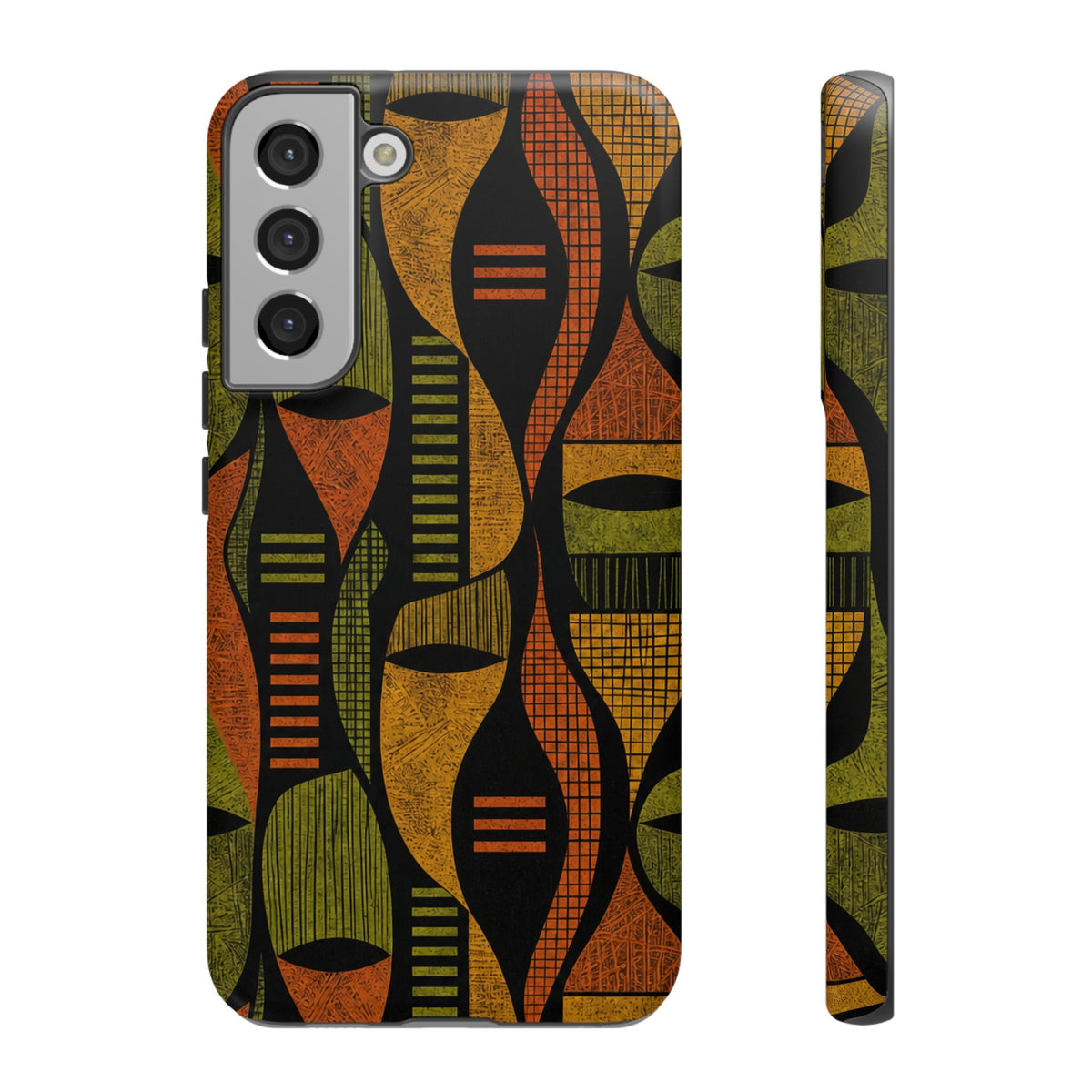 Geometric African-Inspired Tough Phone Case