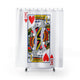 King of Hearts Playing Card - Shower Curtain - White