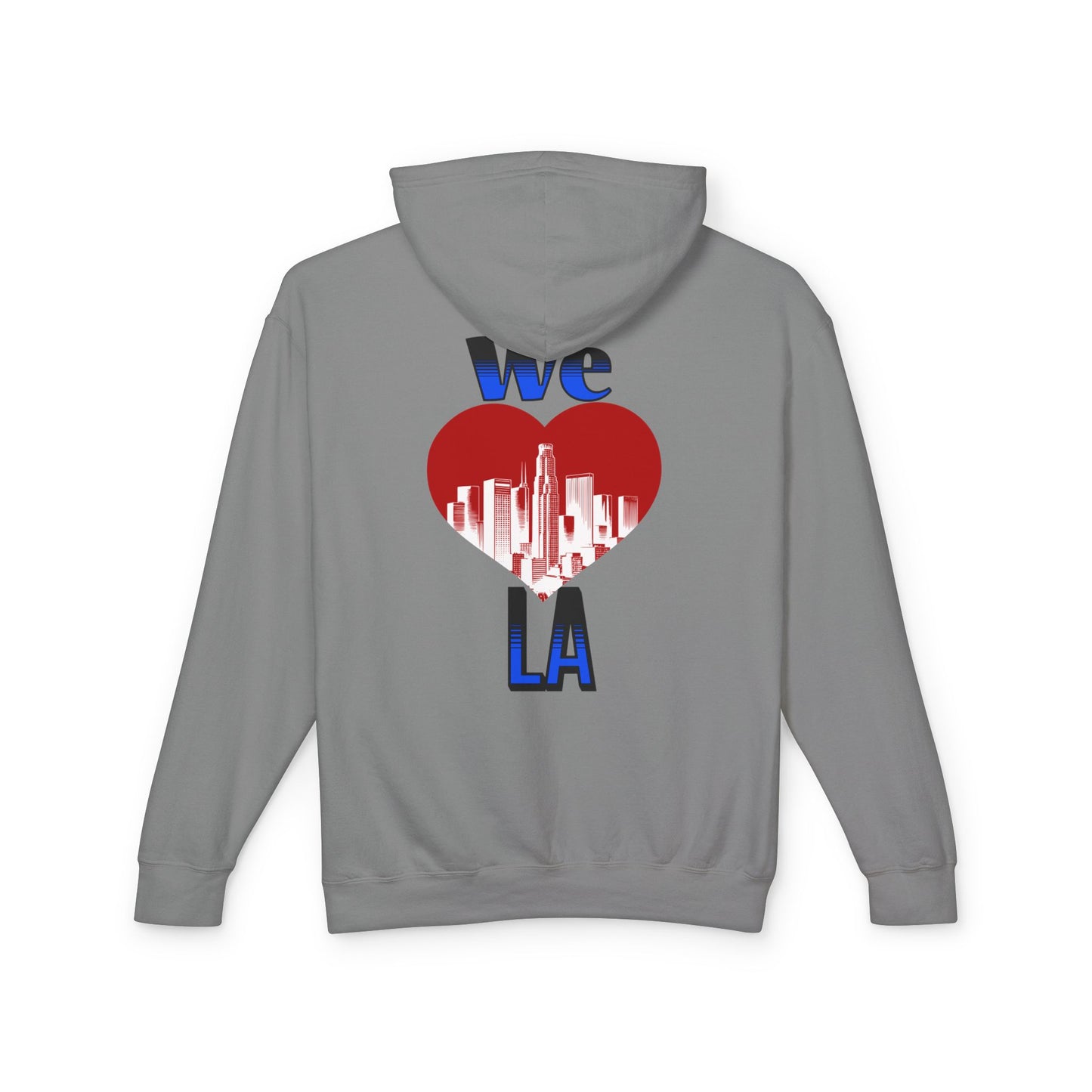We Love LA Unisex Lightweight Hooded Sweatshirt