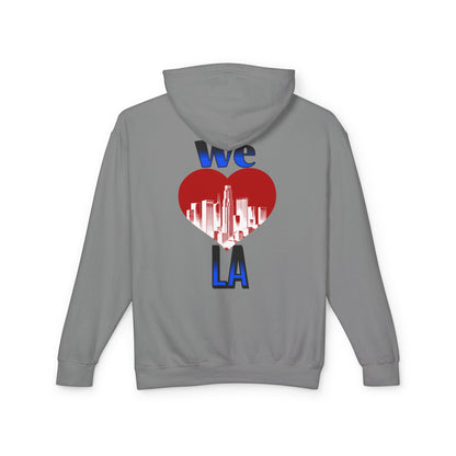 We Love LA Unisex Lightweight Hooded Sweatshirt