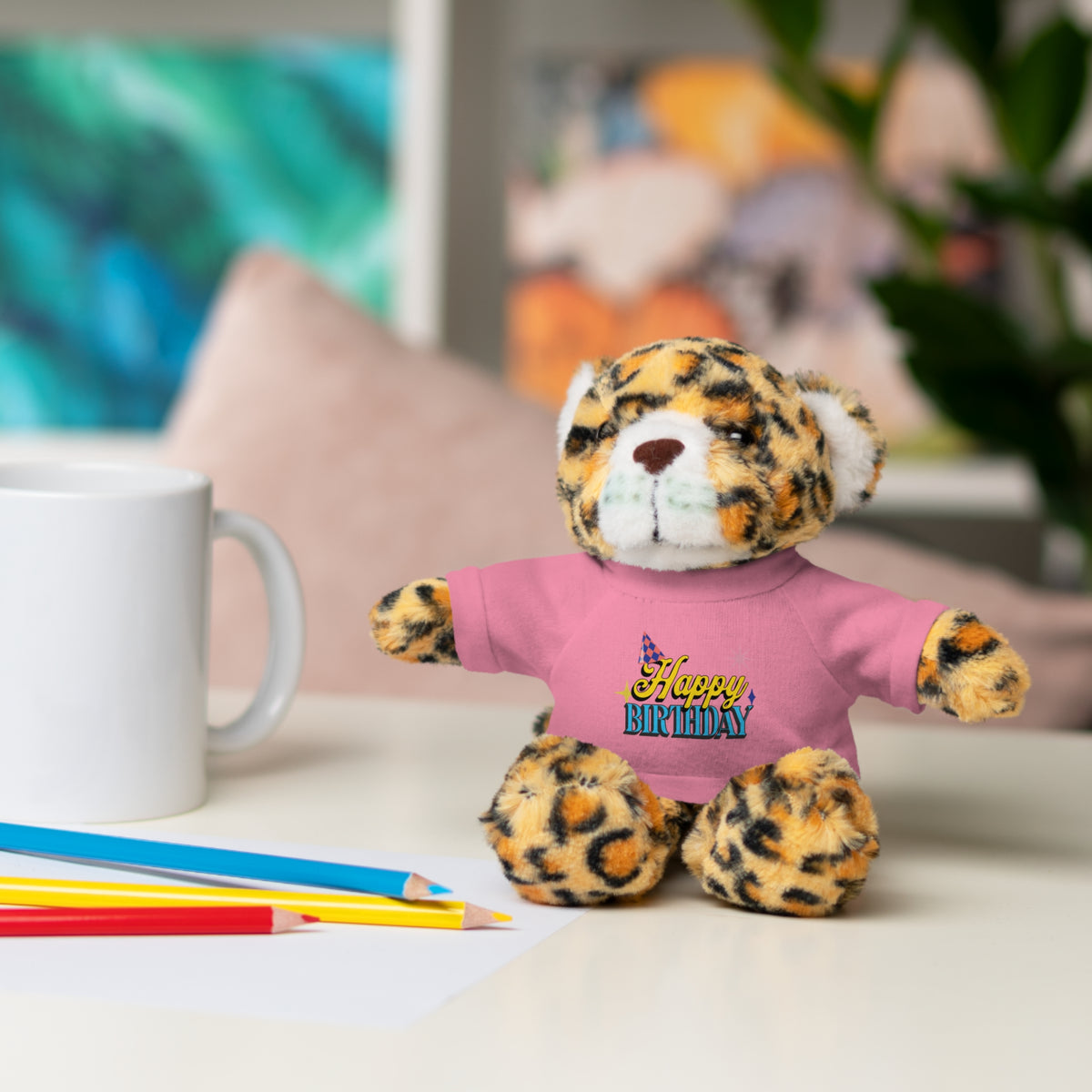 Happy Birthday -  Stuffed Animals with Tee