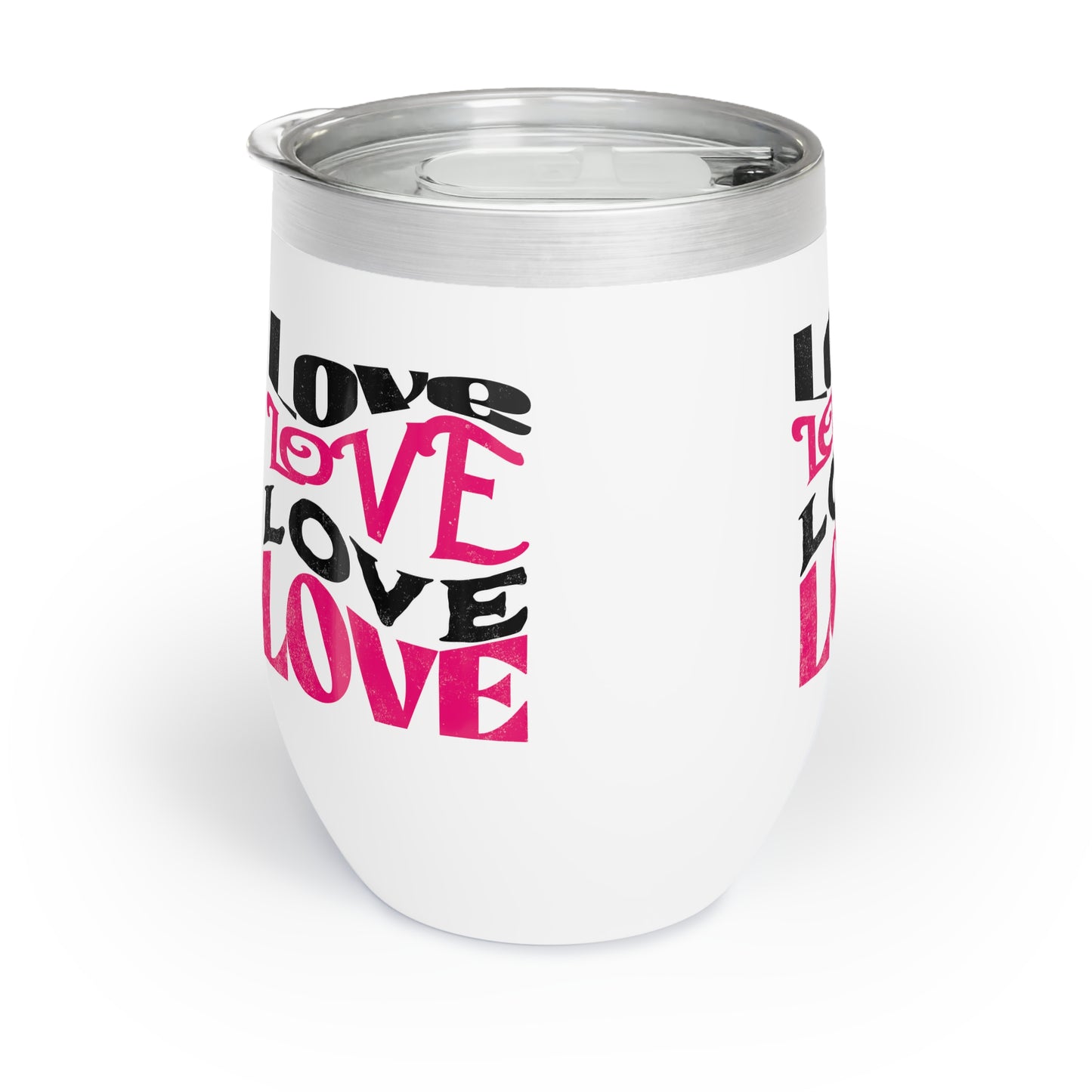 Love Typography Tumbler