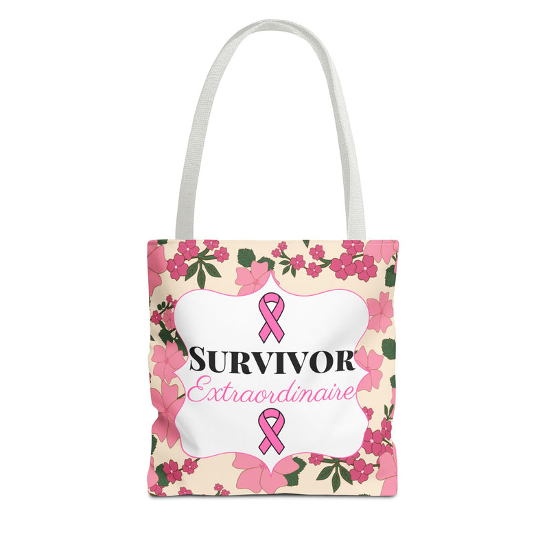Survivor Extraordinaire - Breast Cancer Survivor Tote Bag
