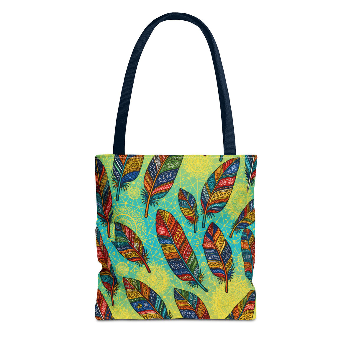 Boho Feathers Tote Bag (AOP)
