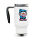 Donut Forget I Love You - Romantic Stainless Steel Travel Mug with Handle, 14oz