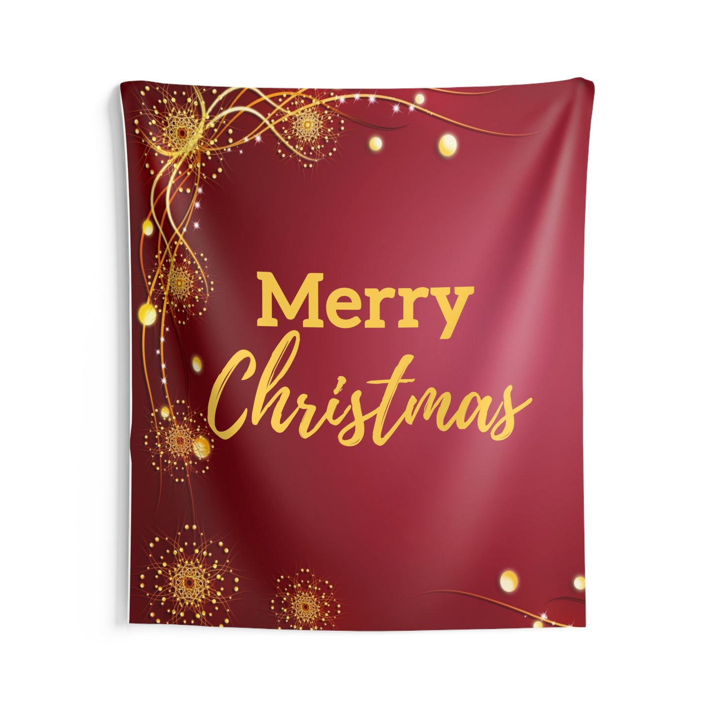 Merry Christmas Indoor Wall Tapestry