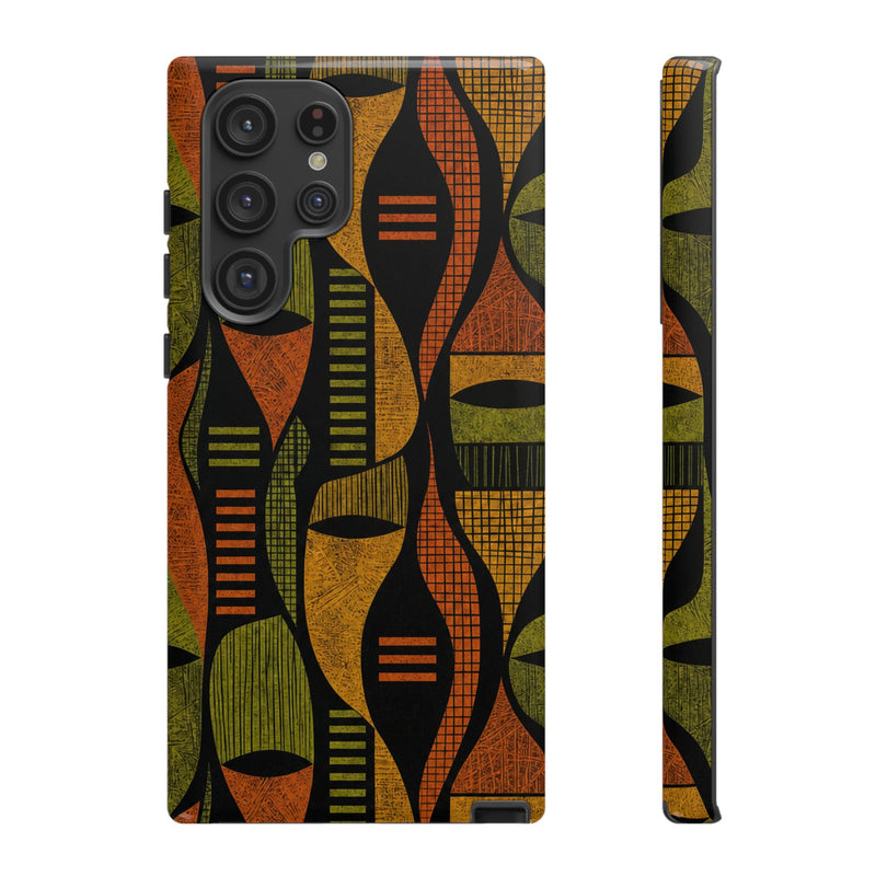 Geometric African-Inspired Tough Phone Case