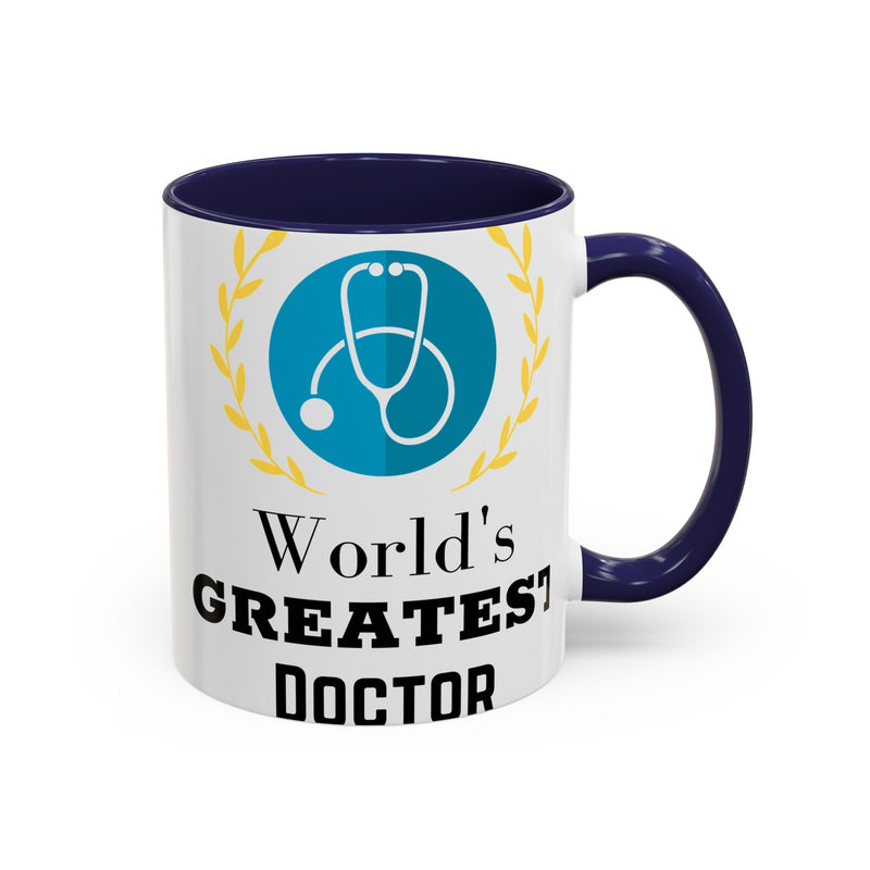 World's Greatest Doctor Accent Coffee Mug - Doctor Gift