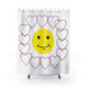 Smiley Face Heart Shower Curtain
