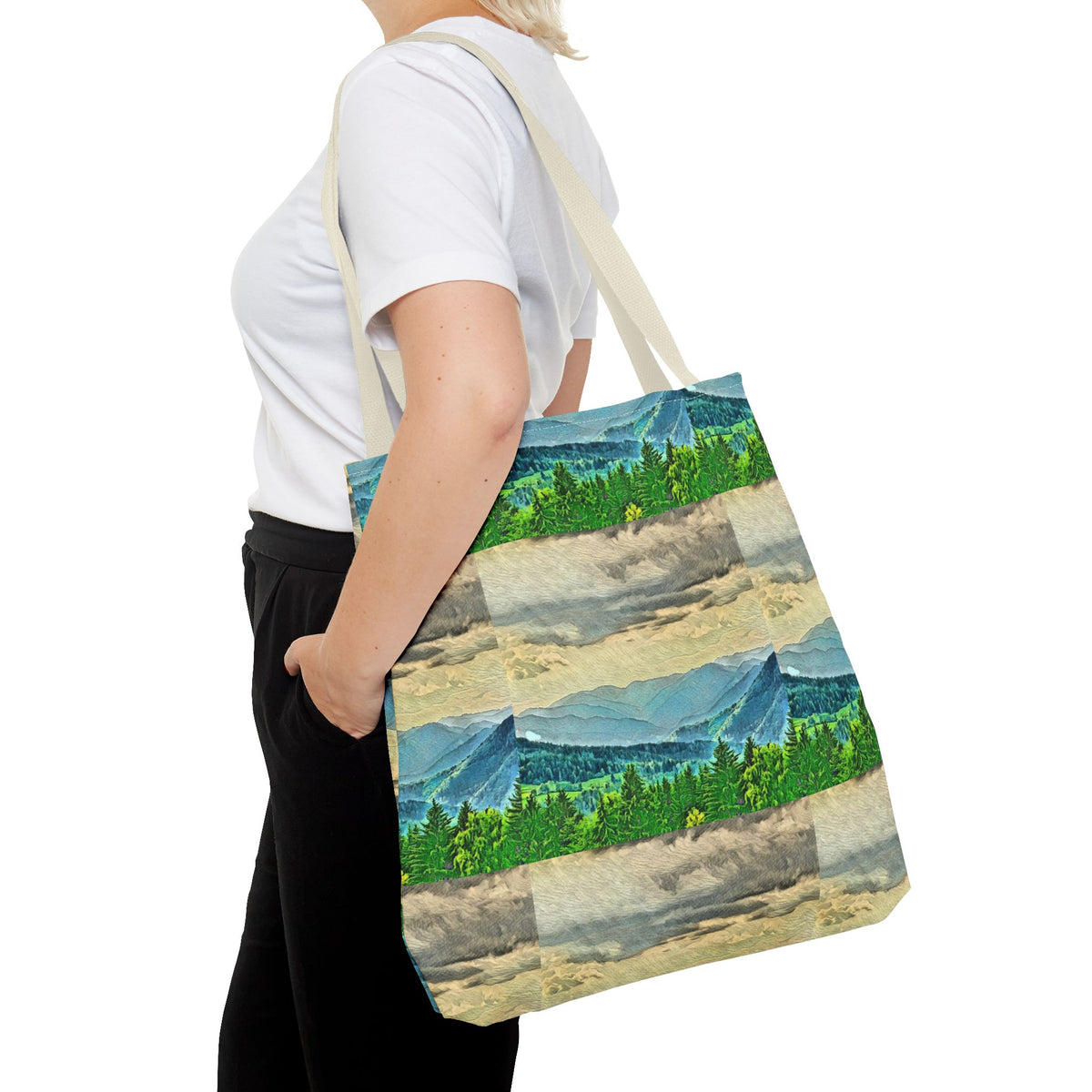 Forest Landscape Tote Bag (AOP)