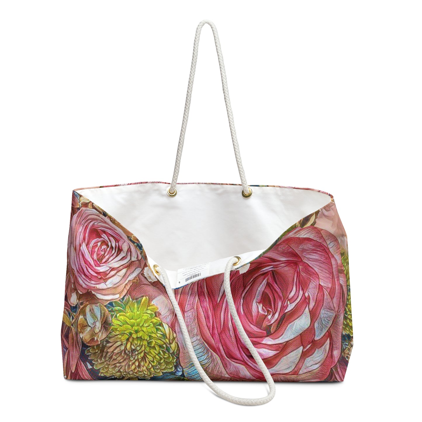 Flower Art Weekender Bag