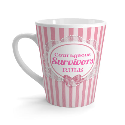 Courageous Survivors Latte mug