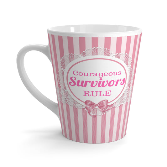 Courageous Survivors Latte mug