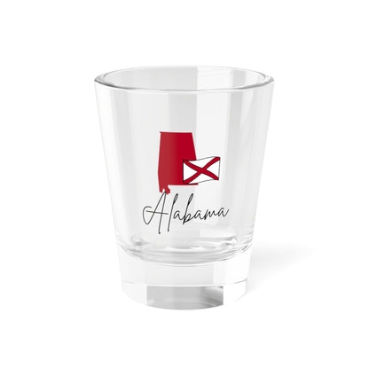 Alabama State Shot Glass 1.5oz