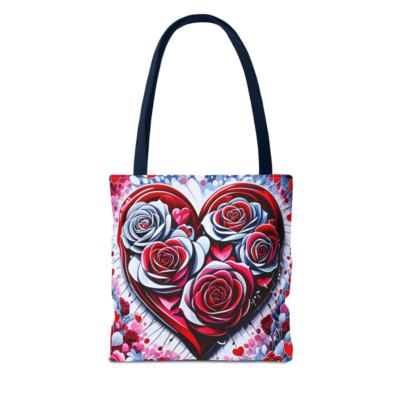 Rose Heart Tote Bag