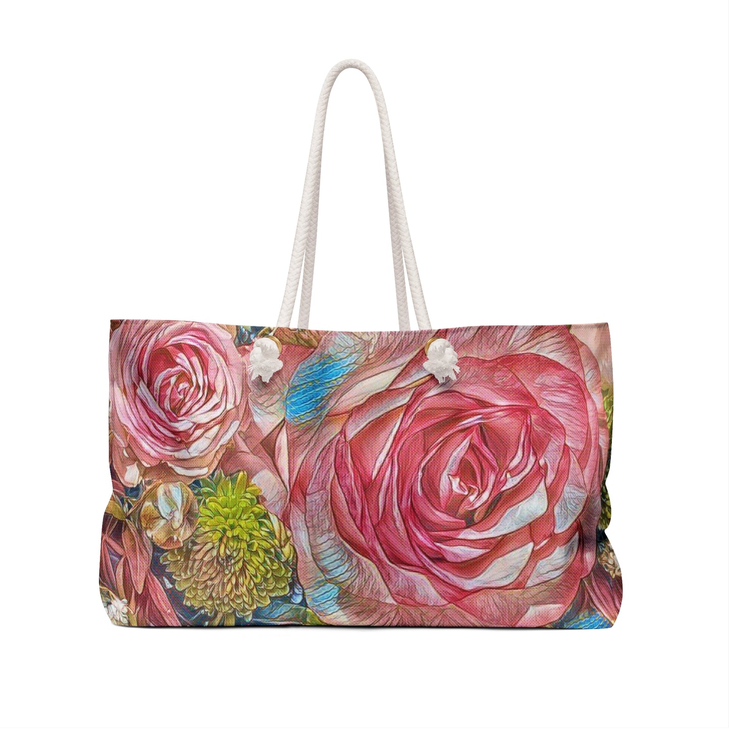 Flower Art Weekender Bag