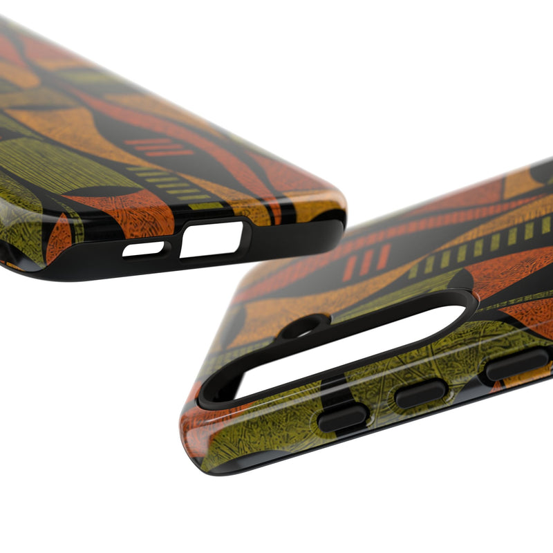 Geometric African-Inspired Tough Phone Case