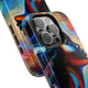 "Sista" Colorful Abstract Art - Tough Phone Cases for iPhone 16