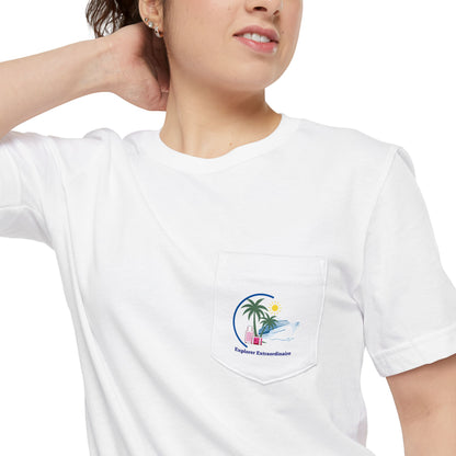 Explorer Extraordinaire Unisex Pocket T-shirt