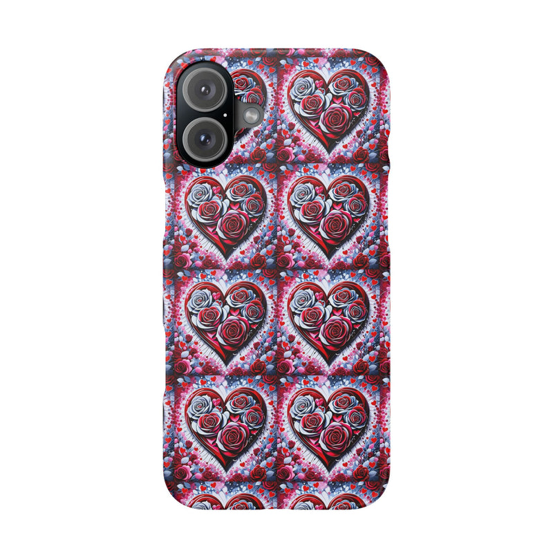 Rose Heart - Slim Phone Case