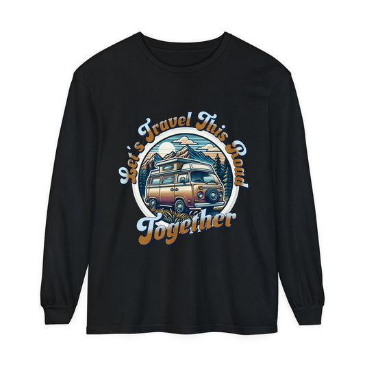 Let's Travel This Road Together - Romantic Long Sleeve T-Shirt