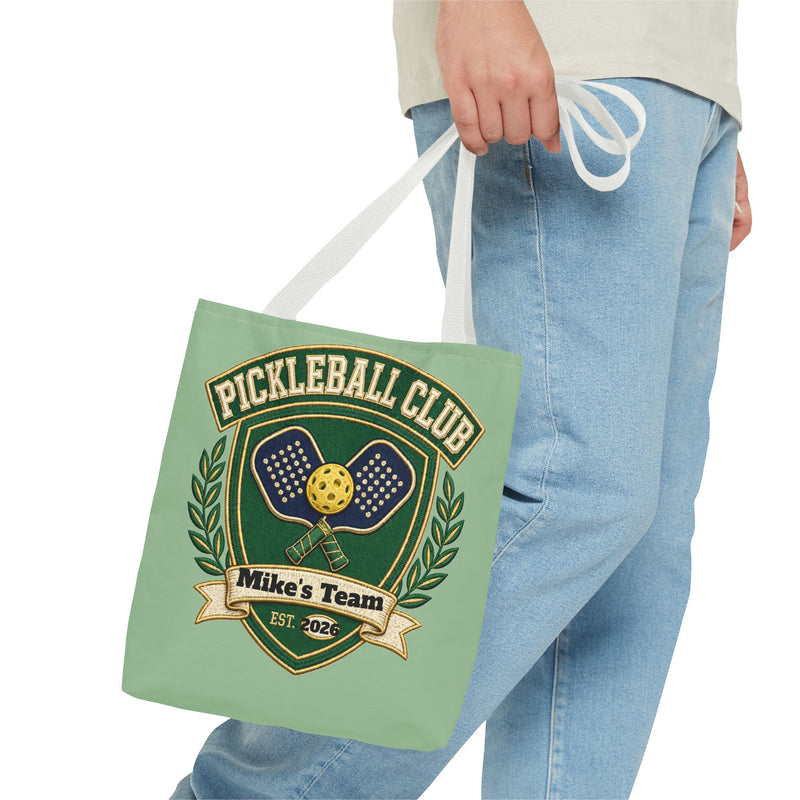 Personalized Pickleball Club Tote Bag | Custom Name Pickleball Gift