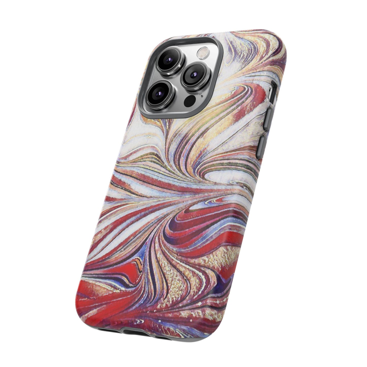 Abstract Acrylic Swirl Tough Cases