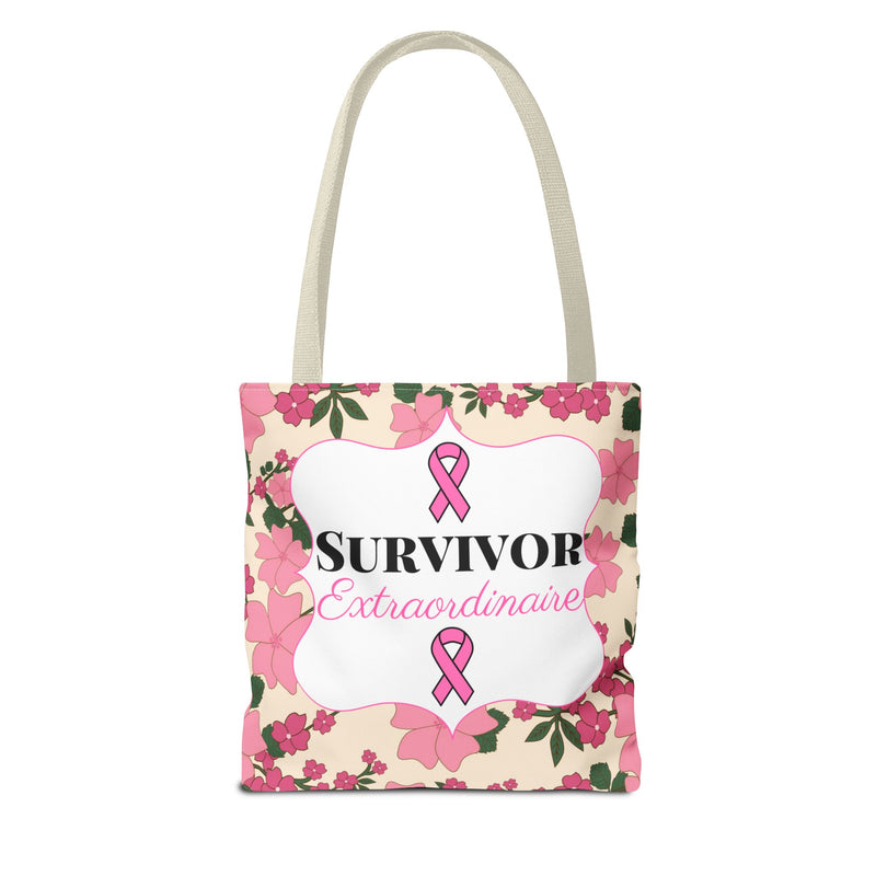 Survivor Extraordinaire - Breast Cancer Survivor Tote Bag