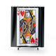 Queen of Hearts Playing Card - Shower Curtain - Black