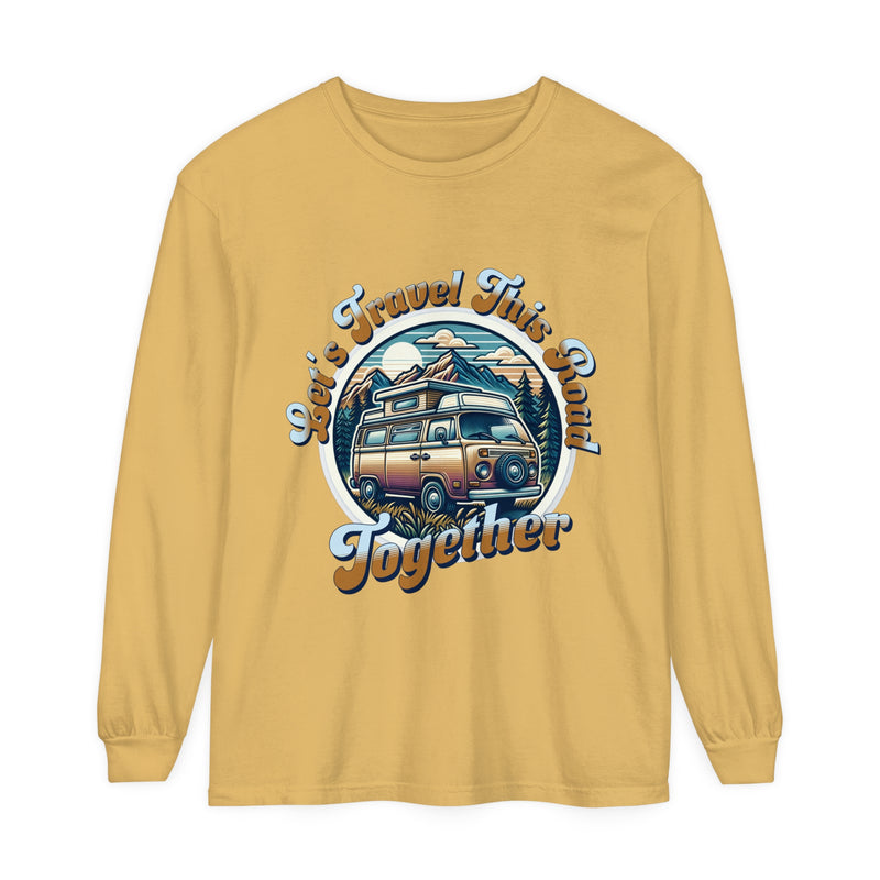 Let's Travel This Road Together - Romantic Long Sleeve T-Shirt