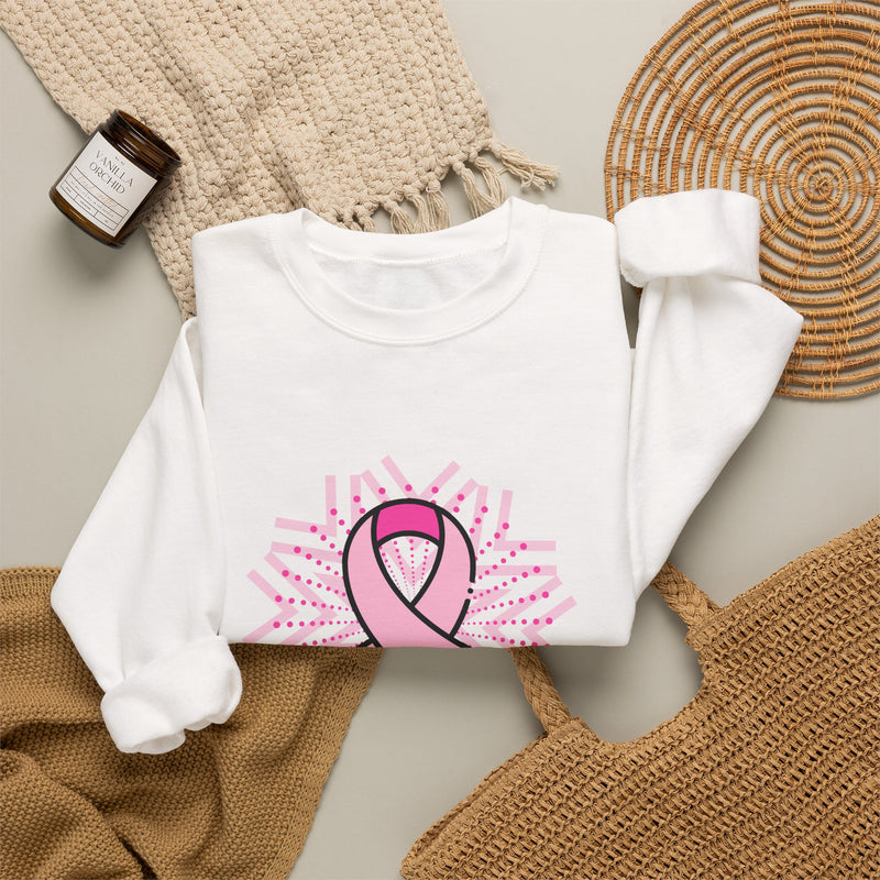 Breast Cancer Survivor Sweatshirt — Pink Ribbon Survivor Crewneck