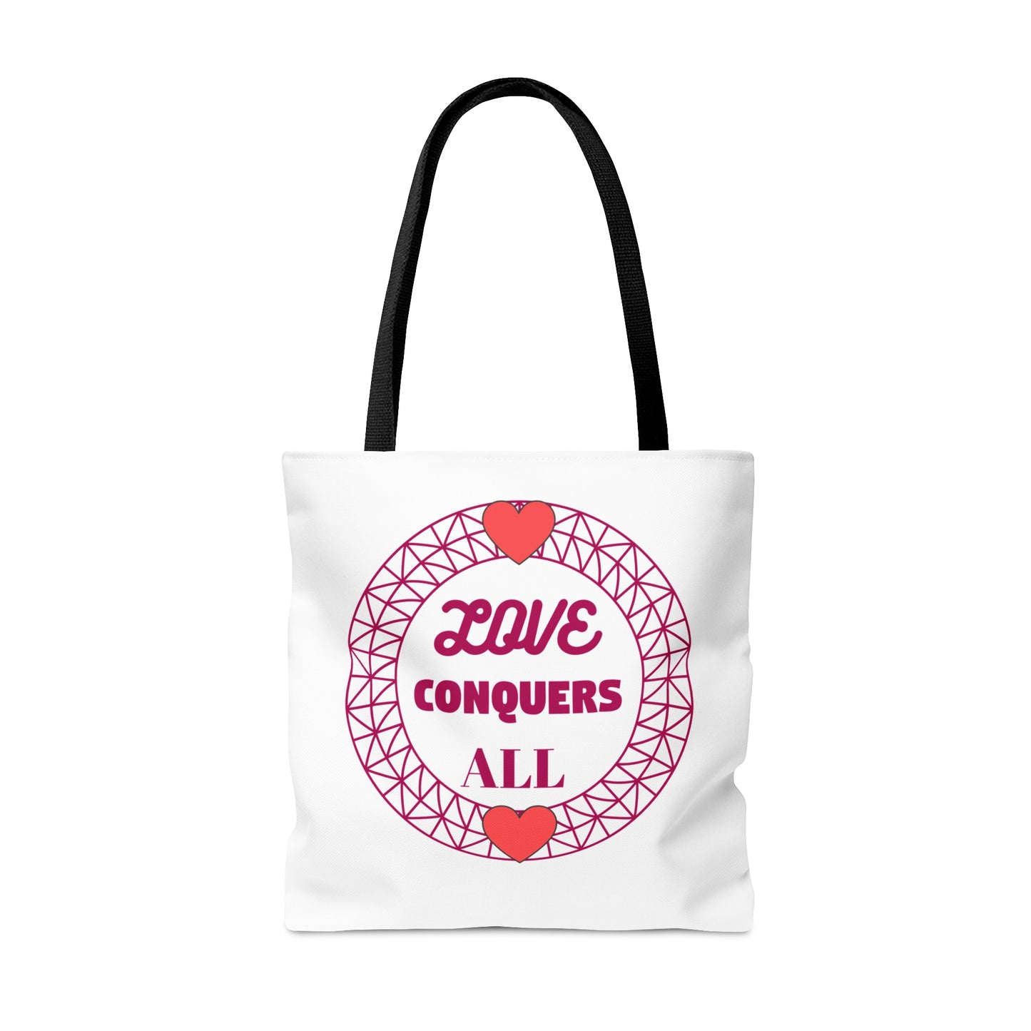 "Love Conquers All" Tote Bag